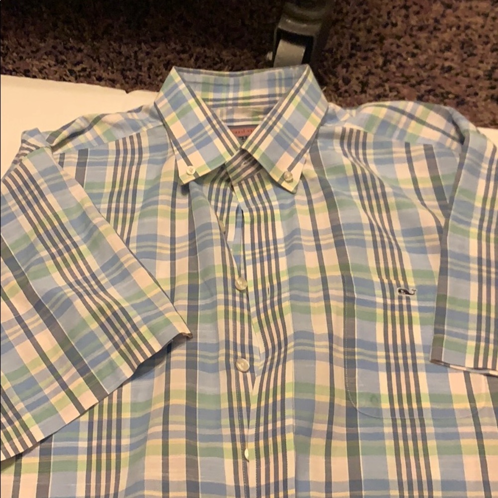 VINEYARD VINES SHORT SLEEVE BUTTON UP
